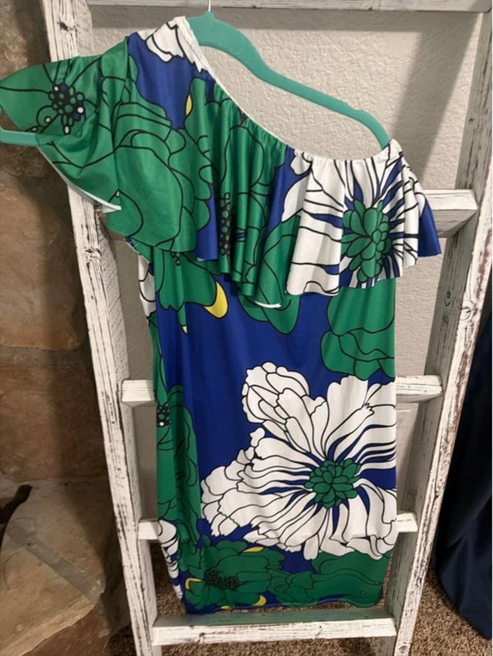 One shoulder summer dress
